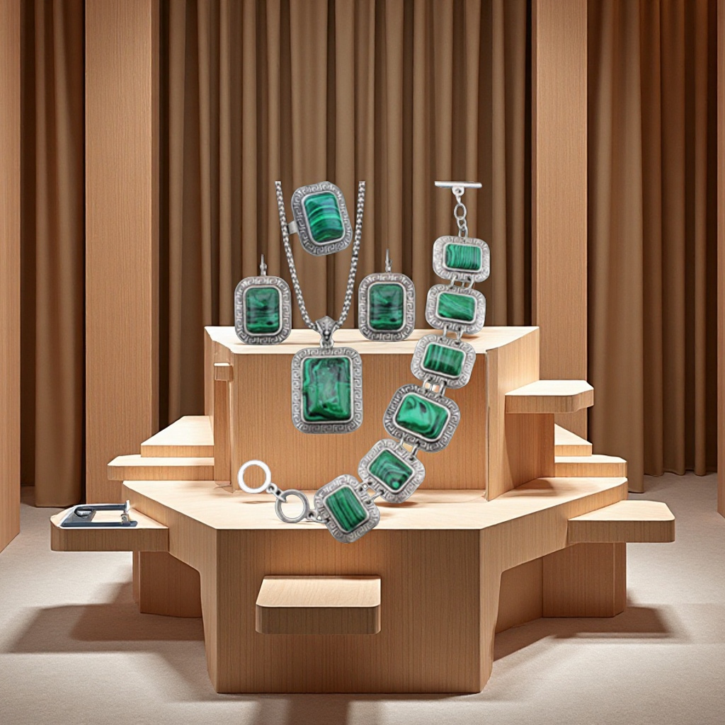 吊坠白底实物图