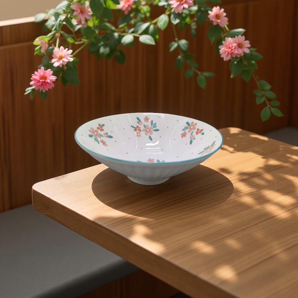 Ceramic tableware is elegant and practical household tableware