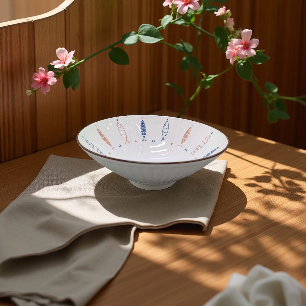 Ceramic tableware is elegant and practical household tableware details Picture