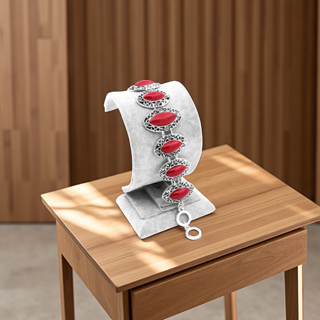 石头手链天然多彩手串时尚简约男女款手饰手工编织礼物赠品