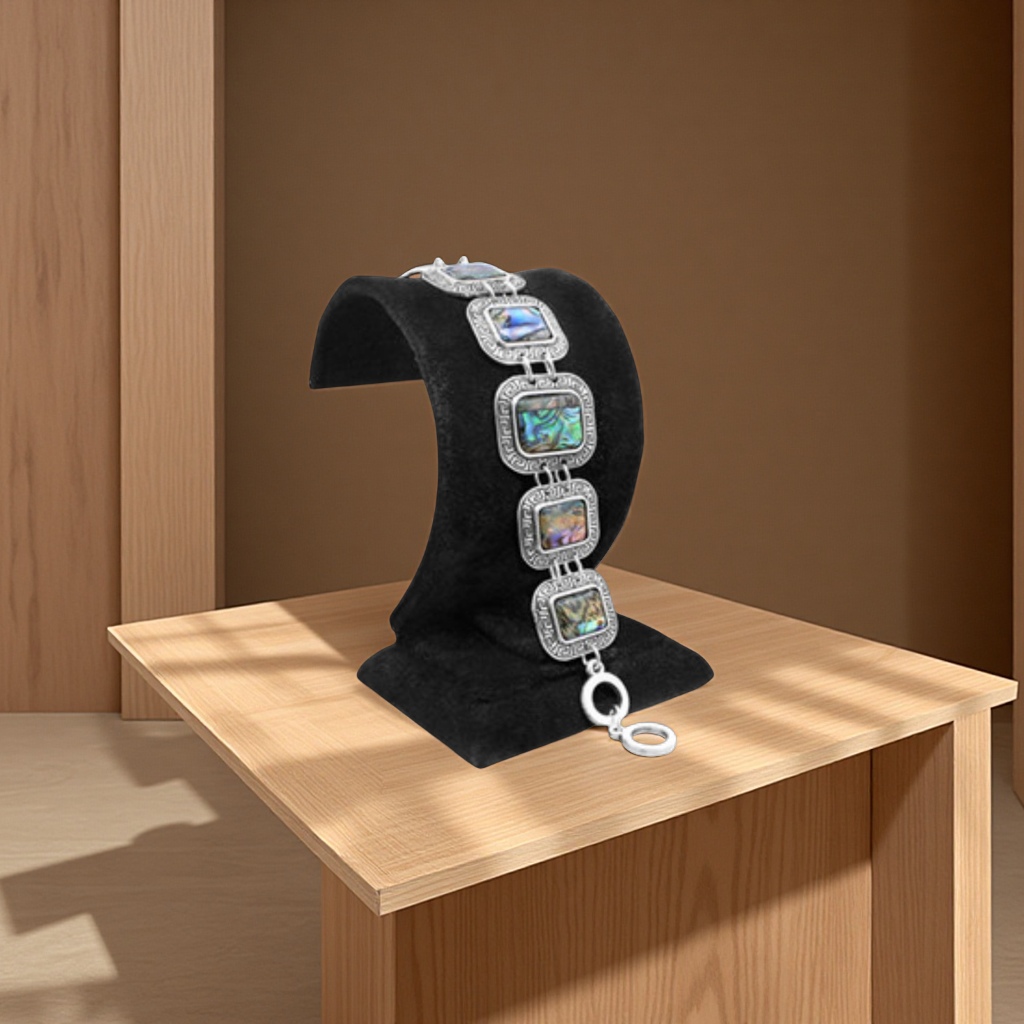 Stone bracelet, natural and colorful bracelet, fashionable and simple men's and women's jewelry, hand-woven gift Application Scenario