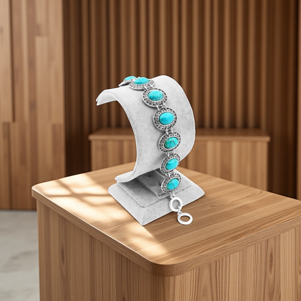 Stone bracelet, natural and colorful bracelet, fashionable and simple men's and women's jewelry, hand-woven gift Item Picture