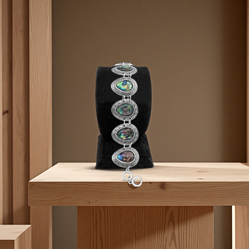 Stone bracelet, natural and colorful bracelet, fashionable and simple men's and women's jewelry, hand-woven gift Specification image