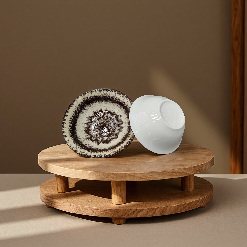 Jingdezhen ceramic tableware set, bone China bowls, plates, household tableware combination, high-end Jingdezhen craftsmanship, beautiful and practical details Picture