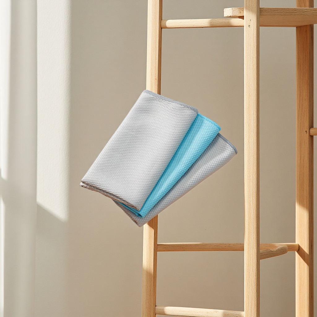 加工定制鱼鳞抹布加厚擦玻璃超细纤维吸水百洁布家用清洁洗碗巾