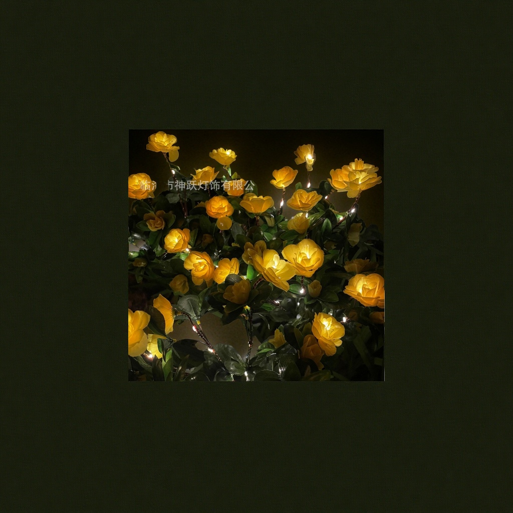 太阳能杜鹃花草坪灯仿真映山红户外庭院花园装饰LED地插灯节能环保