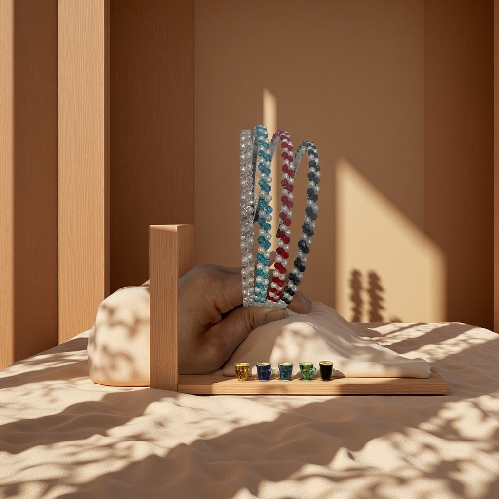 水晶头箍发箍发饰儿童成人简约百搭发夹发饰品发带头饰配饰女款