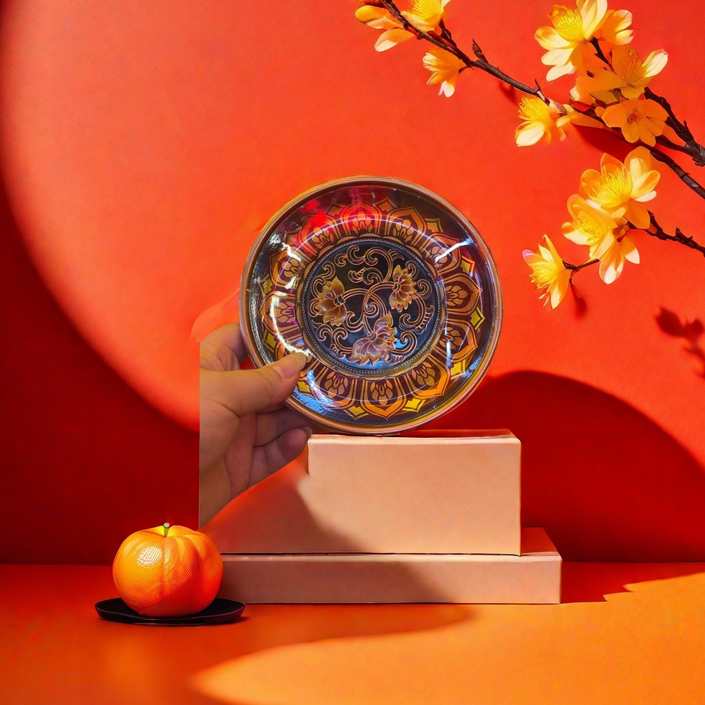 Fruit plate, multi-functional household dining table, fruit and vegetable plate, simple and creative kitchen tableware, decorative items, plastic pastry plate, fruit plate details Picture