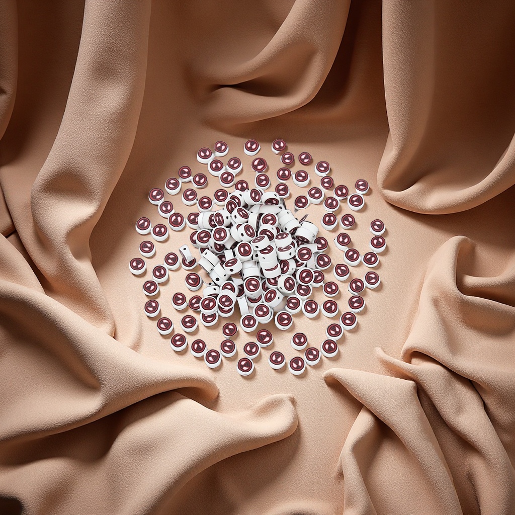 Spider-man single-color mixed soft clay sliced perforated beads DIY handcrafted beaded jewelry accessories in stock wholesale beads Specification image