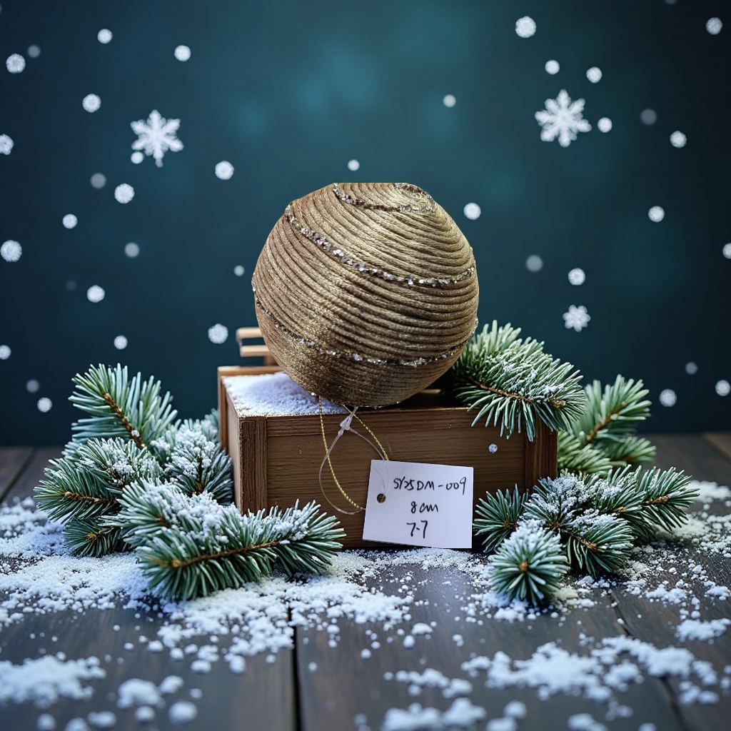 圣诞球硬草帽装饰品节日圣诞树挂件圣诞节礼物装饰用品