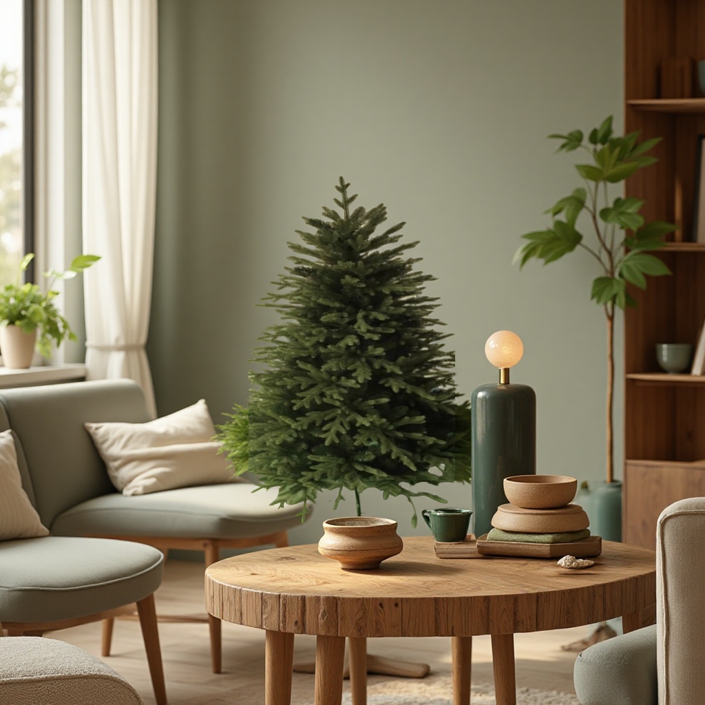 混合树生态景观装饰植物盆栽绿植园艺绿化景观装饰品自然风格