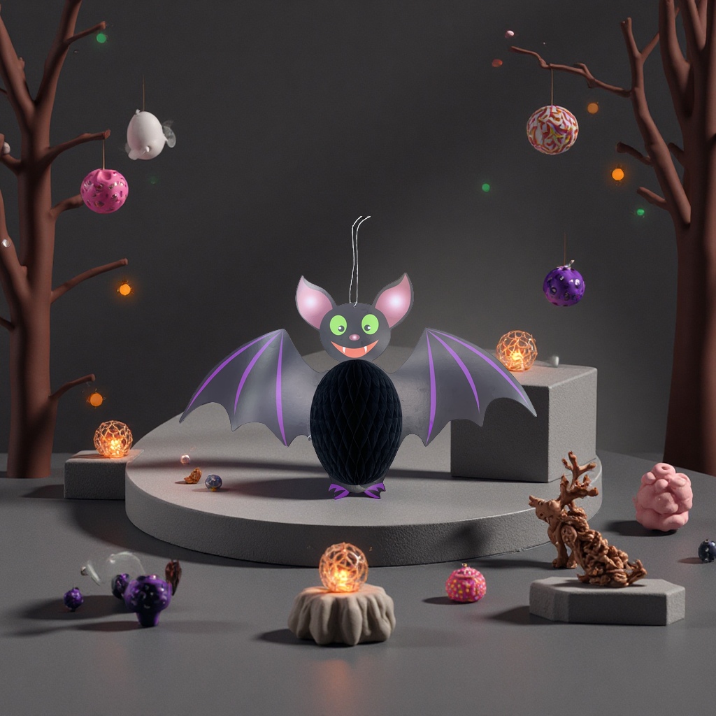 万圣节蜂窝挂饰创意装饰悬挂布置节日氛围家居装饰品万圣节用品