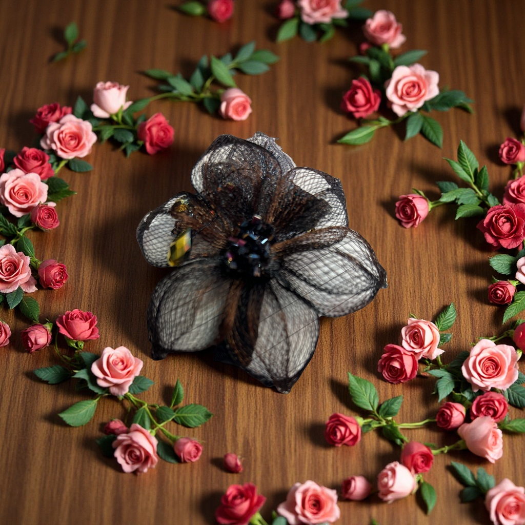 铁皮包铜花工艺手工制作复古装饰品铜花铁皮包配件创意礼品