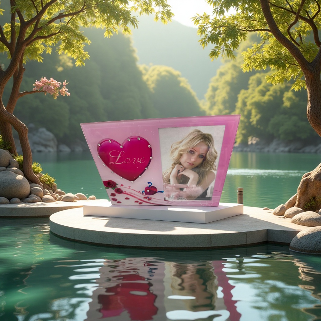 玻璃相框结婚摆台装饰婚礼婚宴婚房婚庆婚礼用品美观大方摆设品产品图