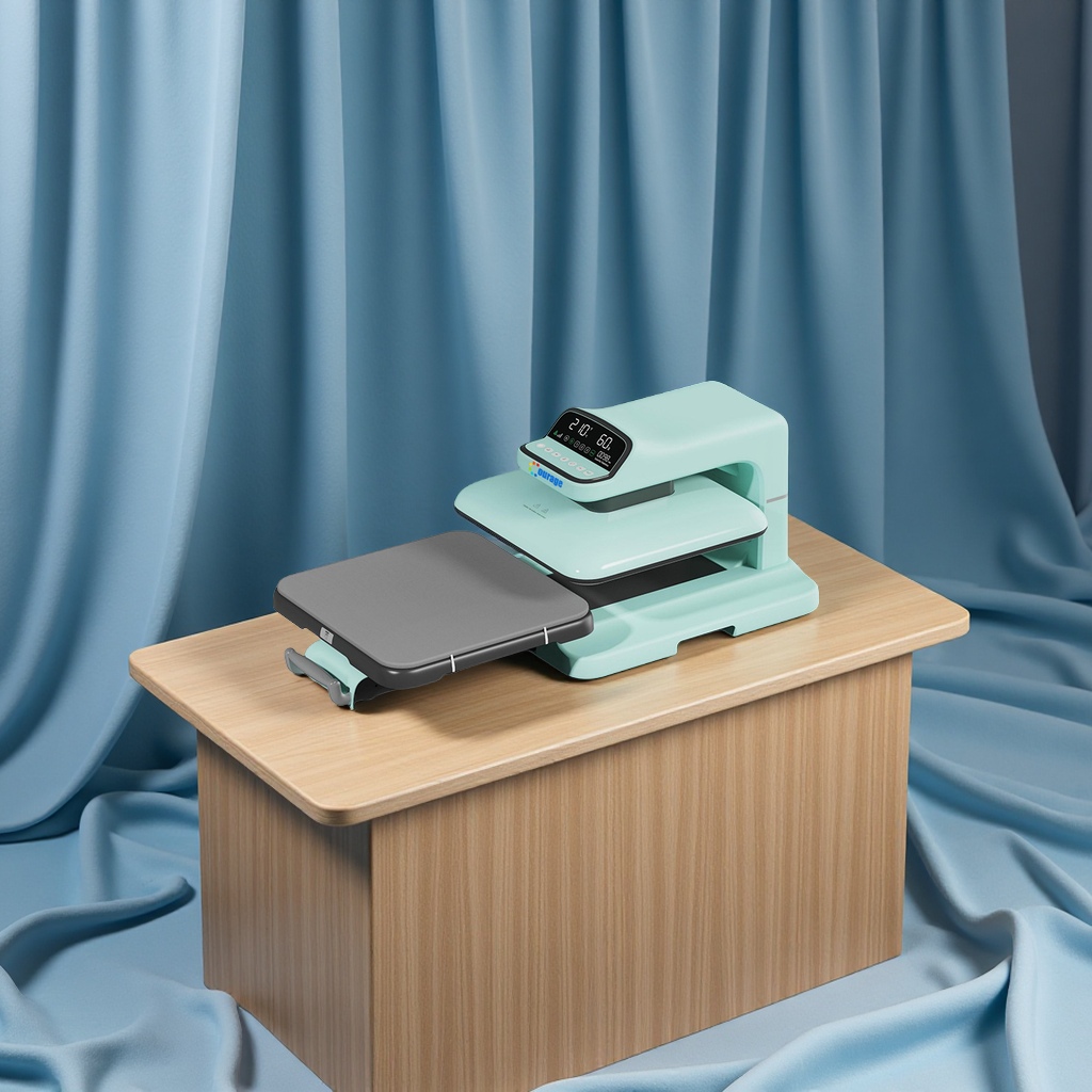 Intelligent renewal fully automatic heat transfer printing machine, high-pressure flat digital heat transfer drilling machine, T-shirt printing heat transfer printing machine details Picture