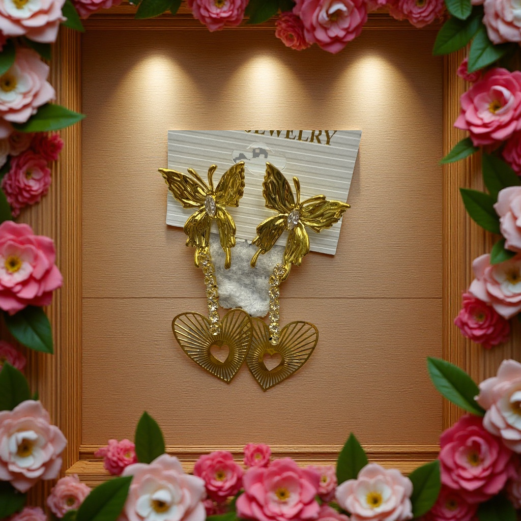 儿童耳饰实物图