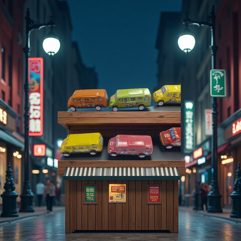 合金回力公交车细节图