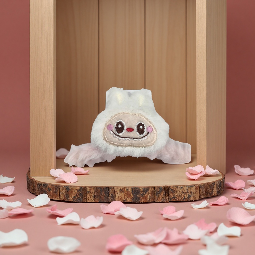 萌趣精灵毛绒抓夹产品图