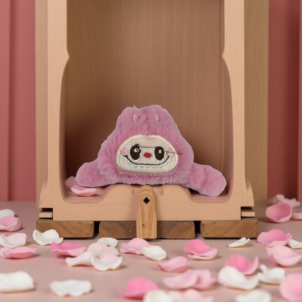 萌趣精灵毛绒抓夹细节图