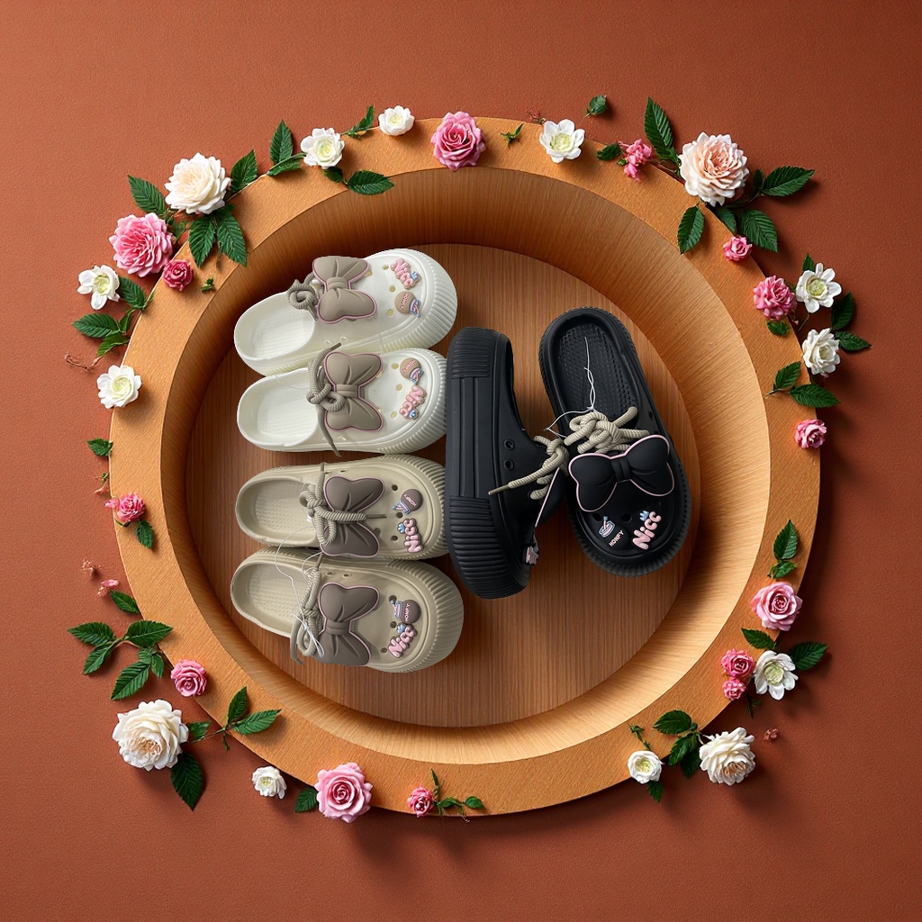 时尚踩屎高弹洞洞鞋36-41码舒适透气休闲百搭潮鞋男女款