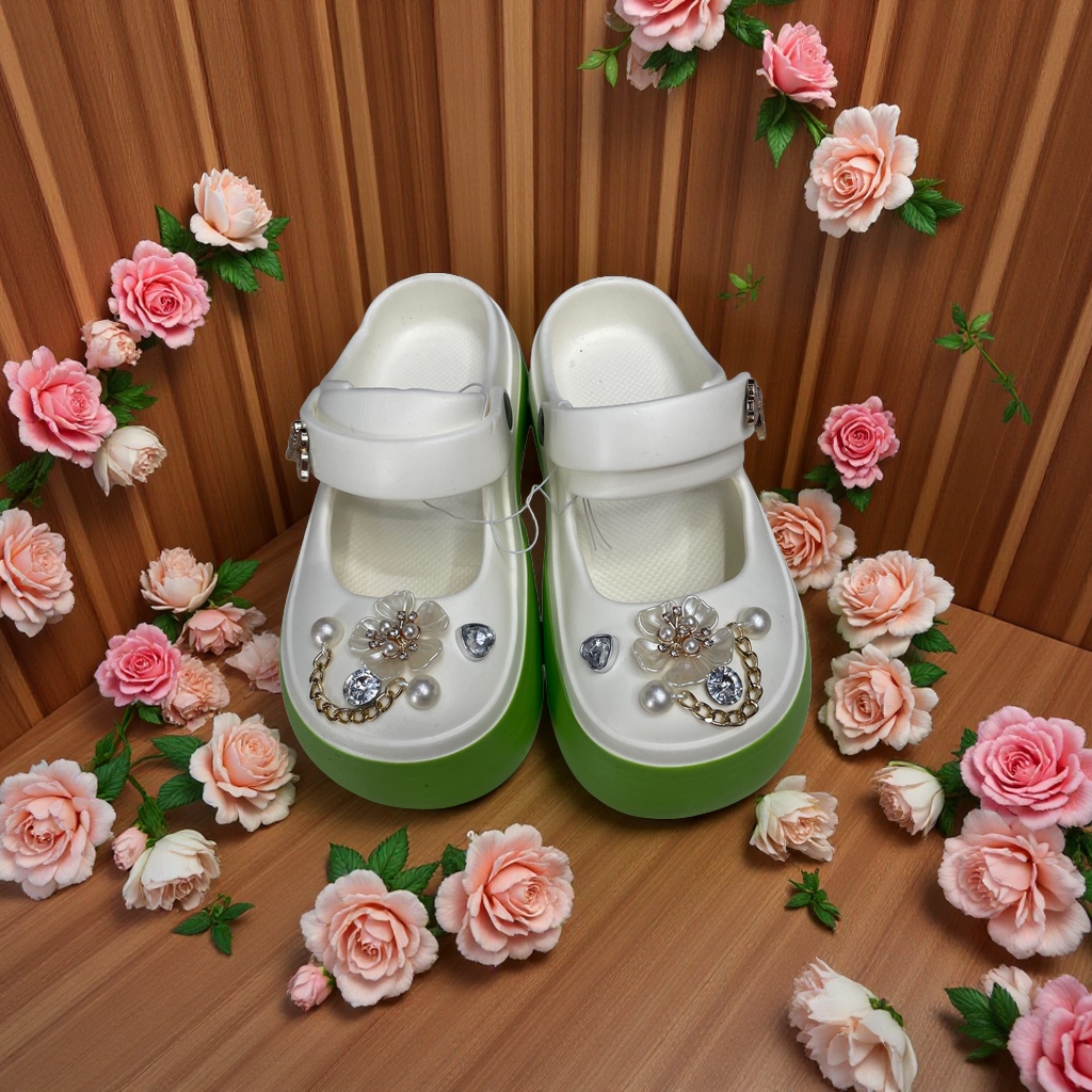 Mujer alta bala EVA sandalias verano cómodo ligero antideslizante transpirable zapatos casuales mujeres tendencia versátil details Picture