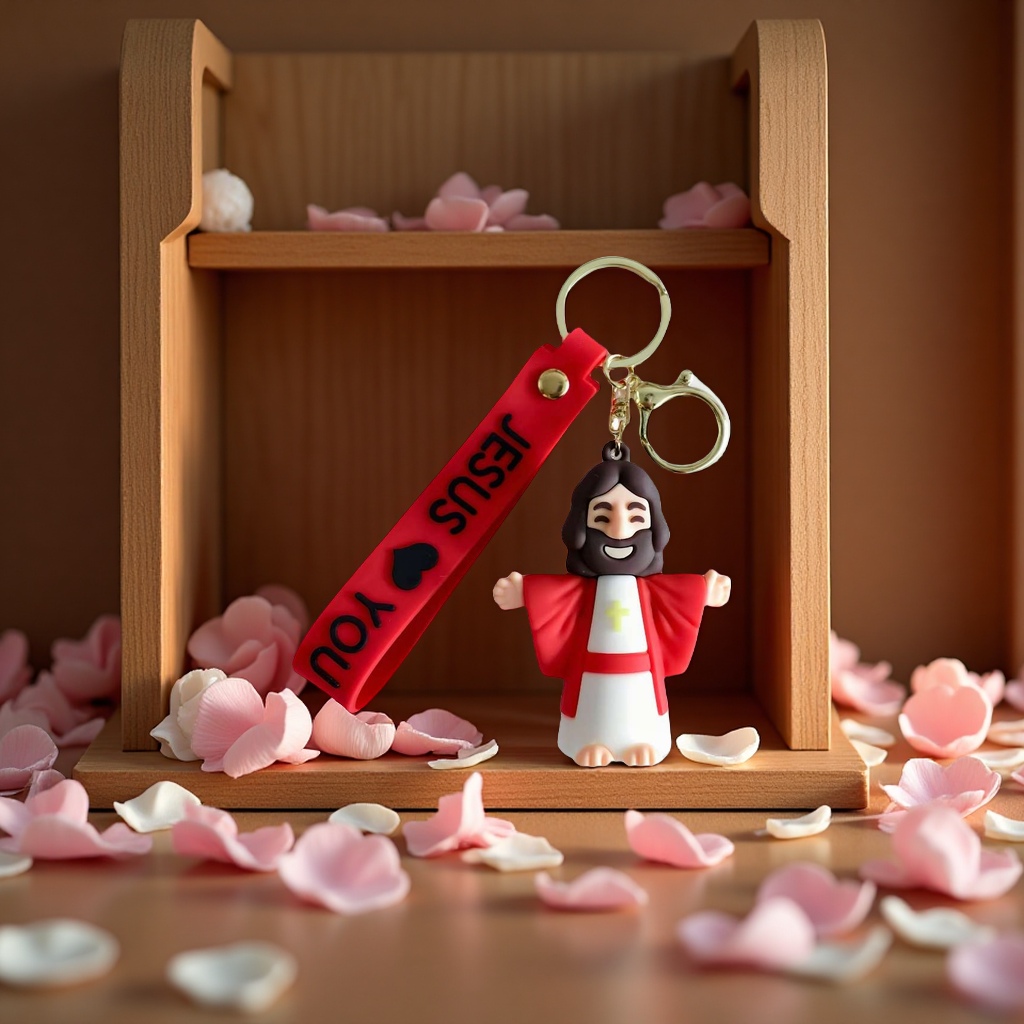 小号耶稣公仔细节图