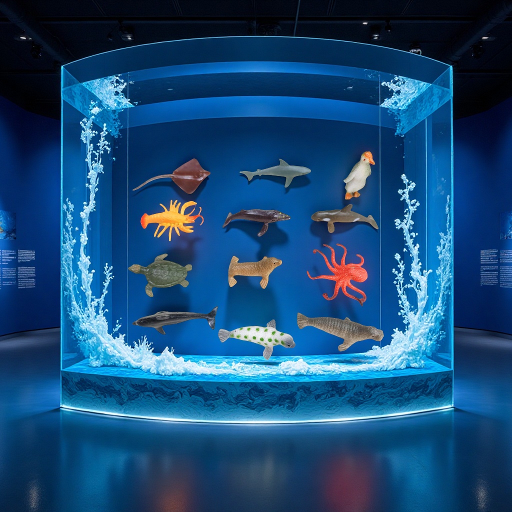 海洋生物矢量图高清素材海底生物海洋动物插画设计元素包多款可选