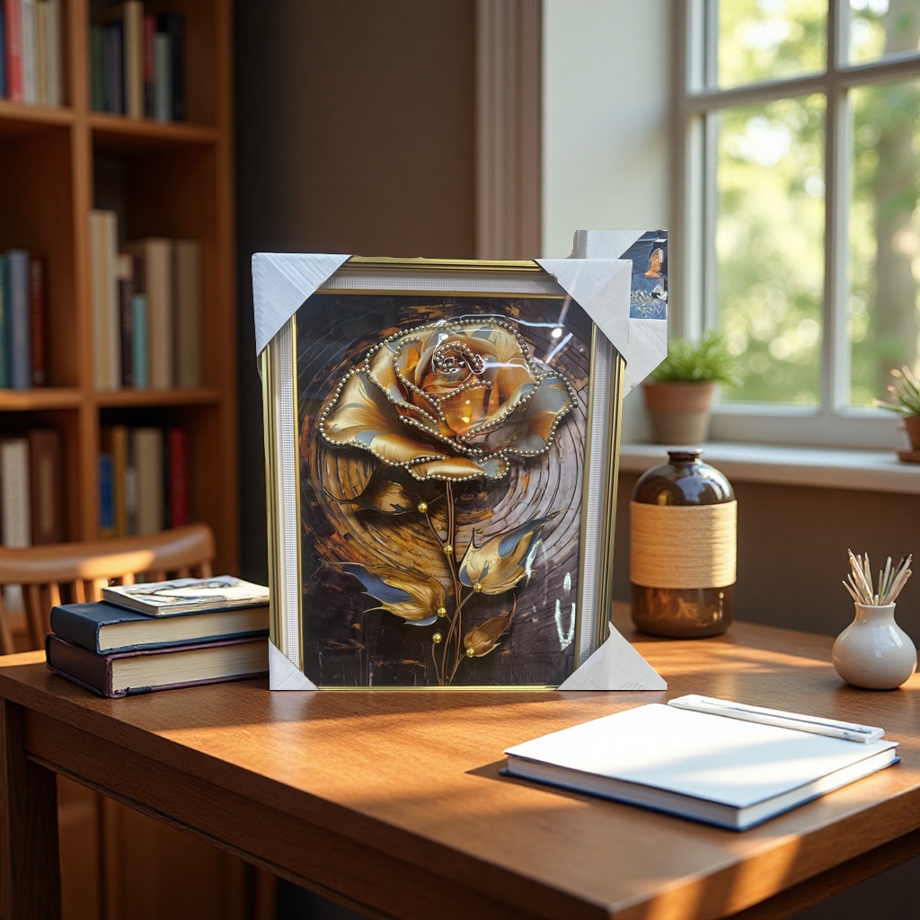 创意装饰画配画框现代简约家居墙面装饰艺术品客厅卧室装饰画框套装产品图