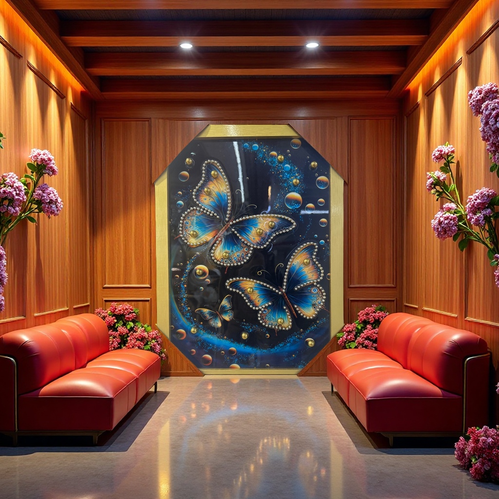 手工实物装饰画珠子画画框创意挂画现代简约家居装饰品艺术品产品图