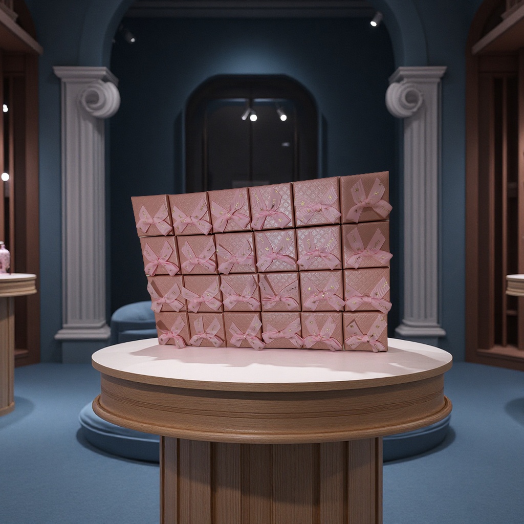 创意戒指收纳盒首饰展示盒简约时尚首饰盒多功能收纳盒礼品盒情侣戒指盒子