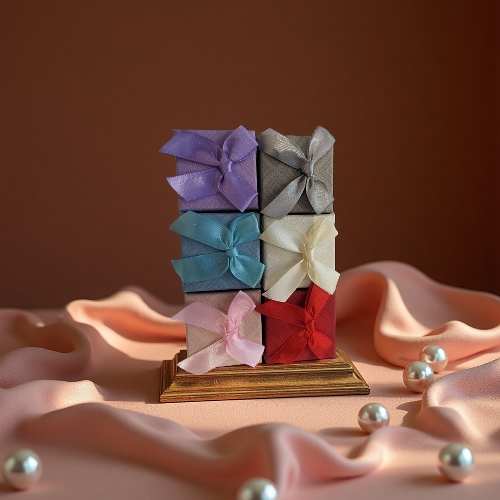 创意戒指盒首饰收纳盒简约时尚小巧便携珠宝展示盒多功能储存盒