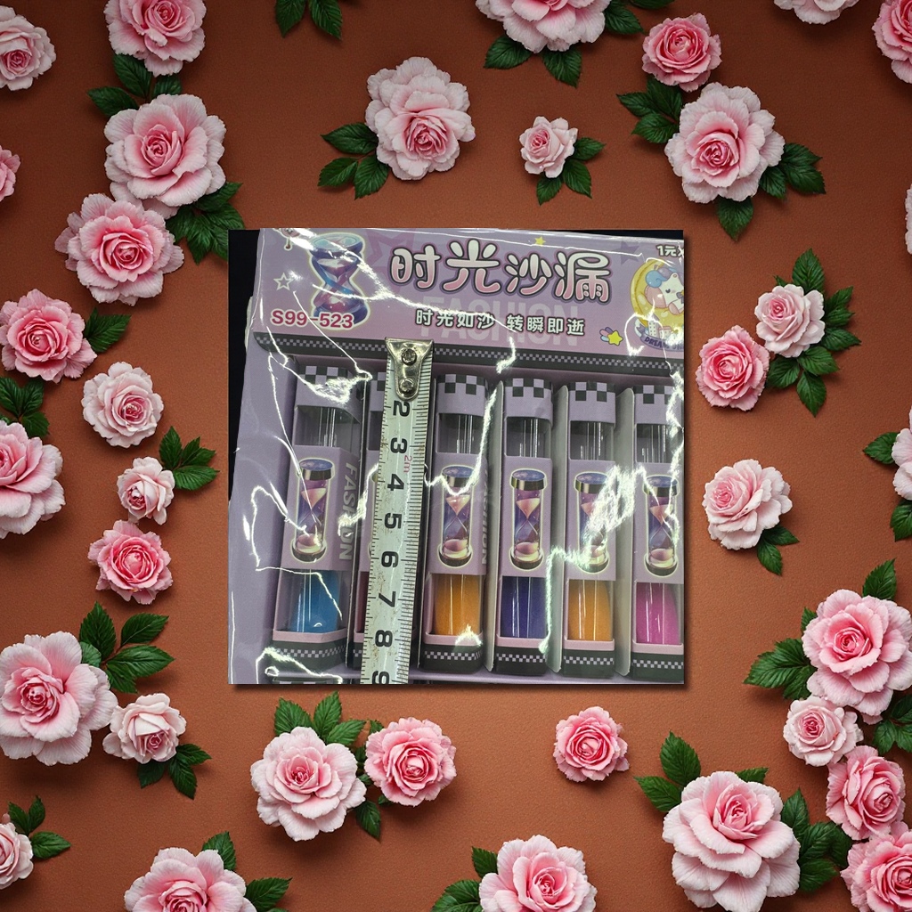 时光沙漏创意摆件复古简约透明玻璃静音计时器装饰礼品办公桌面装饰品细节图