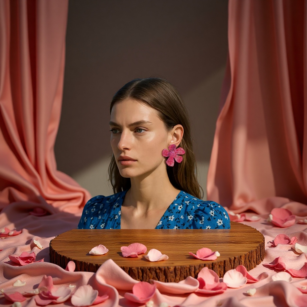 时尚简约金属耳环女气质百搭耳饰耳坠个性潮流耳饰品女生配饰