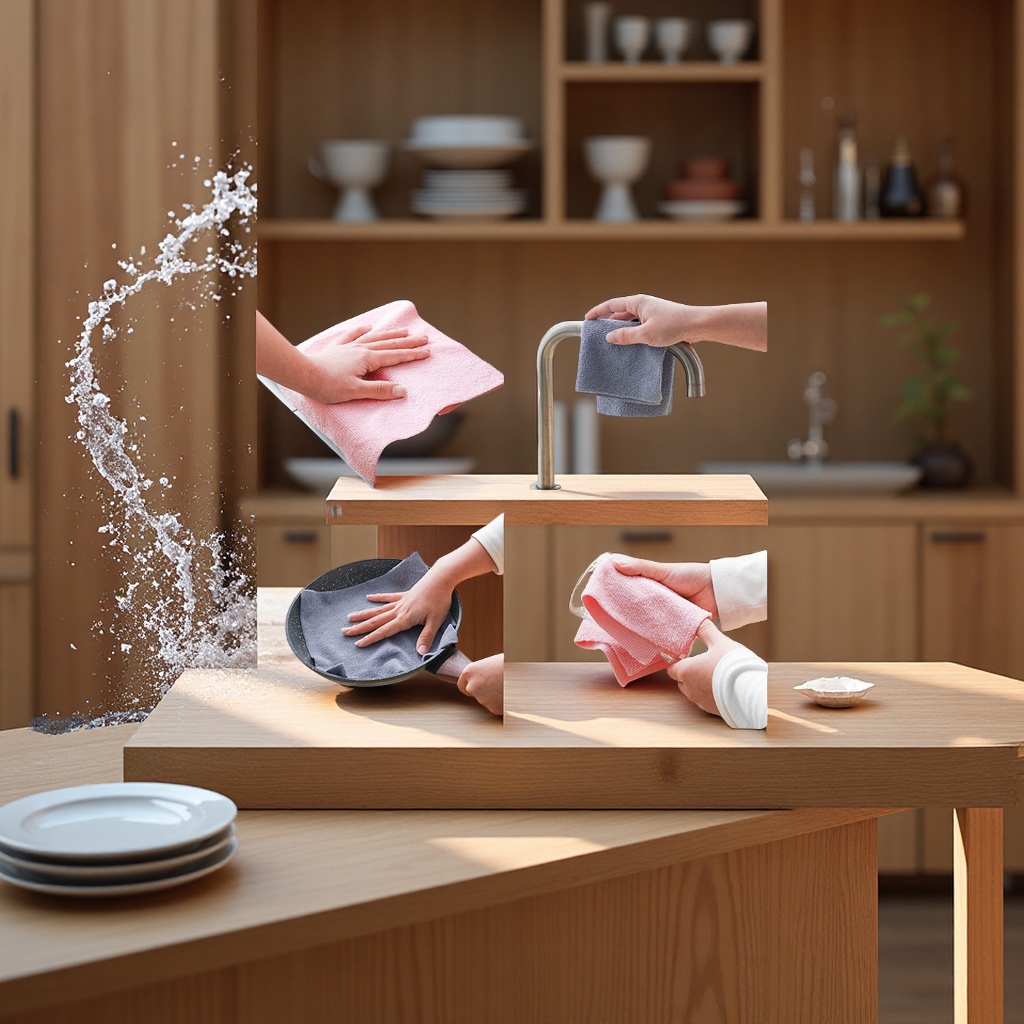 抹布/清洁布/洗碗海绵/清洁布卷款/油利除细节图