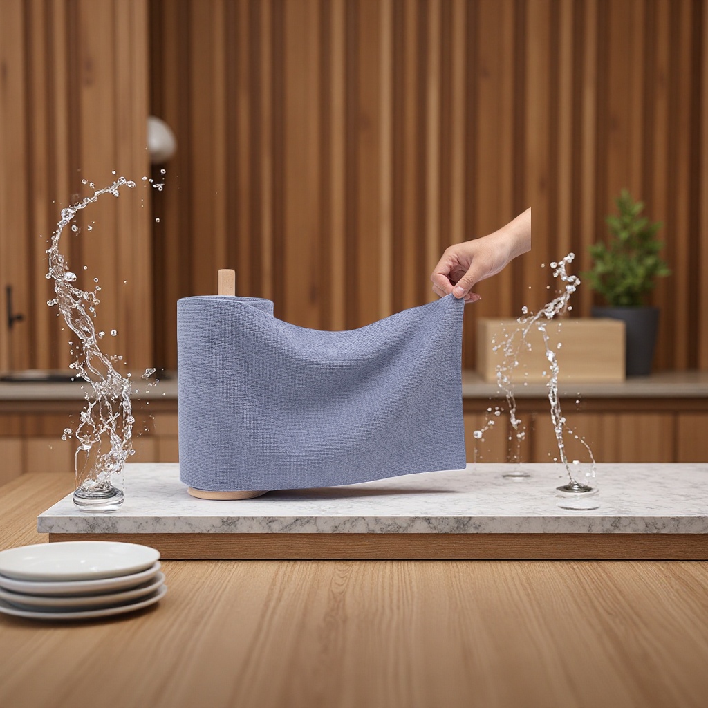 抹布/清洁布/洗碗海绵/清洁布卷款/油利除白底实物图