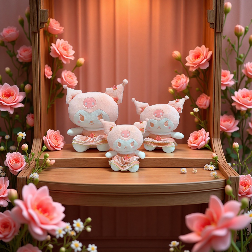 萌趣毛绒玩具柔软可爱卡通动物抱枕儿童玩偶礼物多款可选产品图