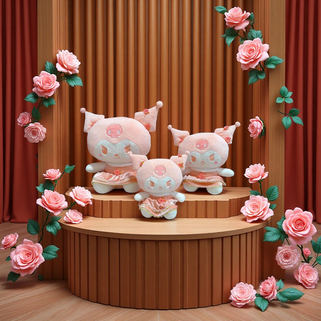 萌趣毛绒玩具柔软可爱卡通动物抱枕儿童玩偶礼物多款可选