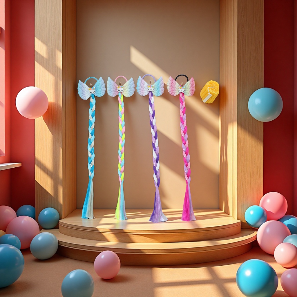 Children's wigs, braids, headwear, accessories, hair bands