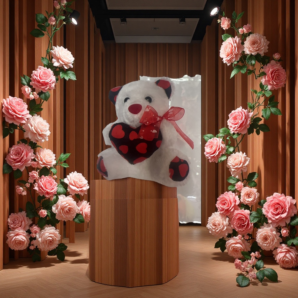 萌趣毛绒玩偶卡通动物抱枕儿童玩具柔软绒毛手感舒适适合礼物赠品