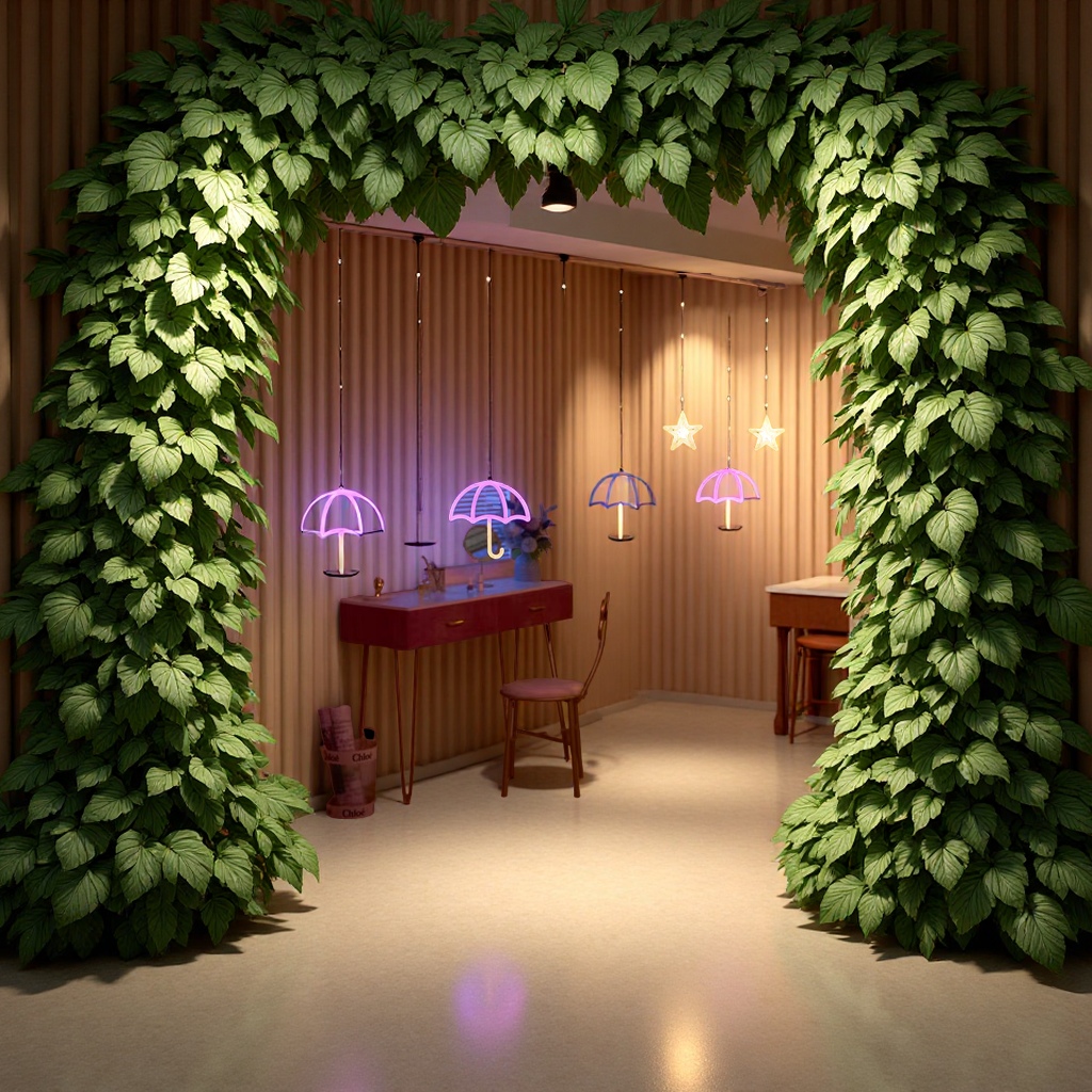 室外LED灯串实物图