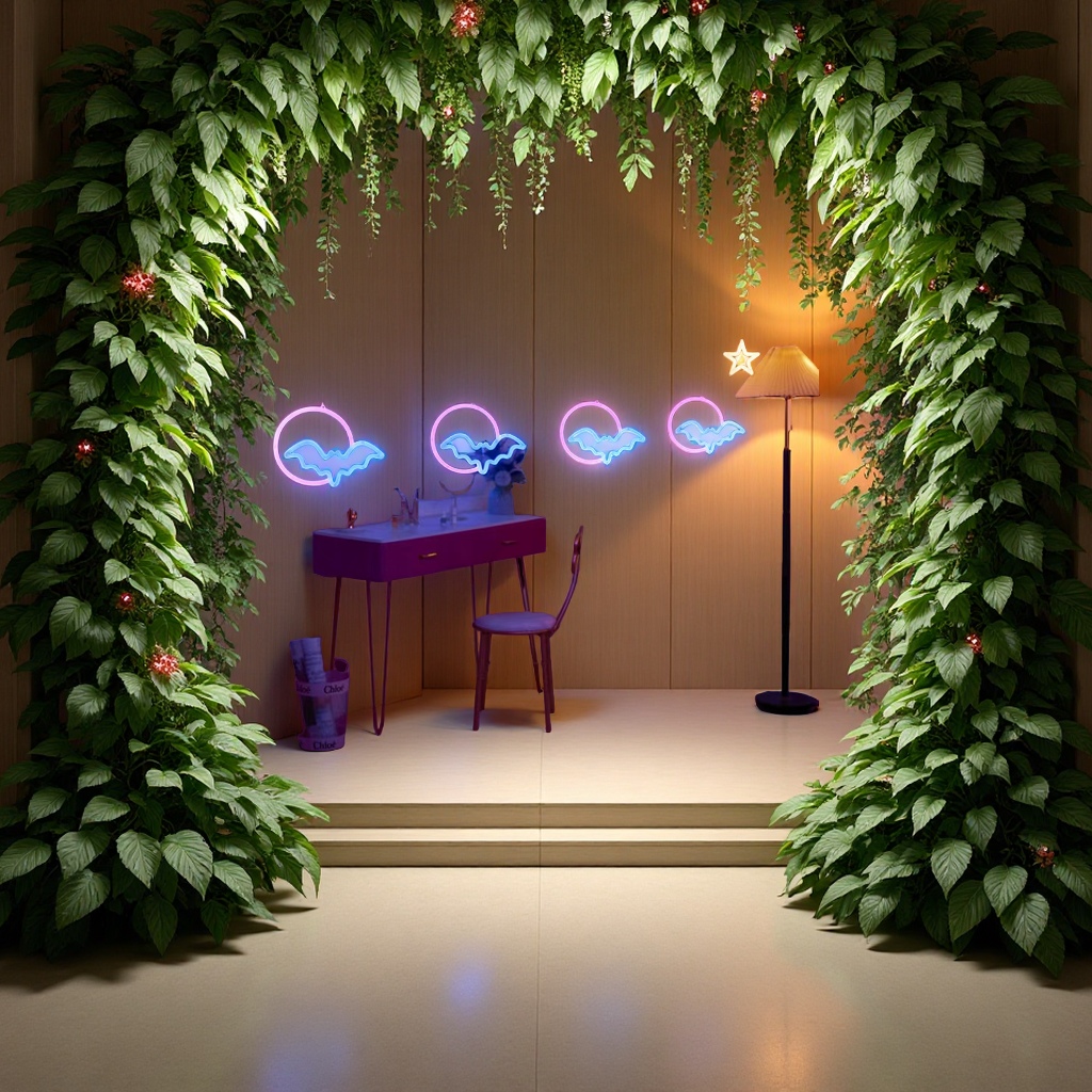 室内一角白底实物图