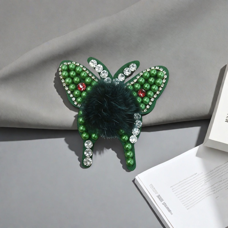 Colorful flowers, earth accessories, fluffy butterfly details Picture