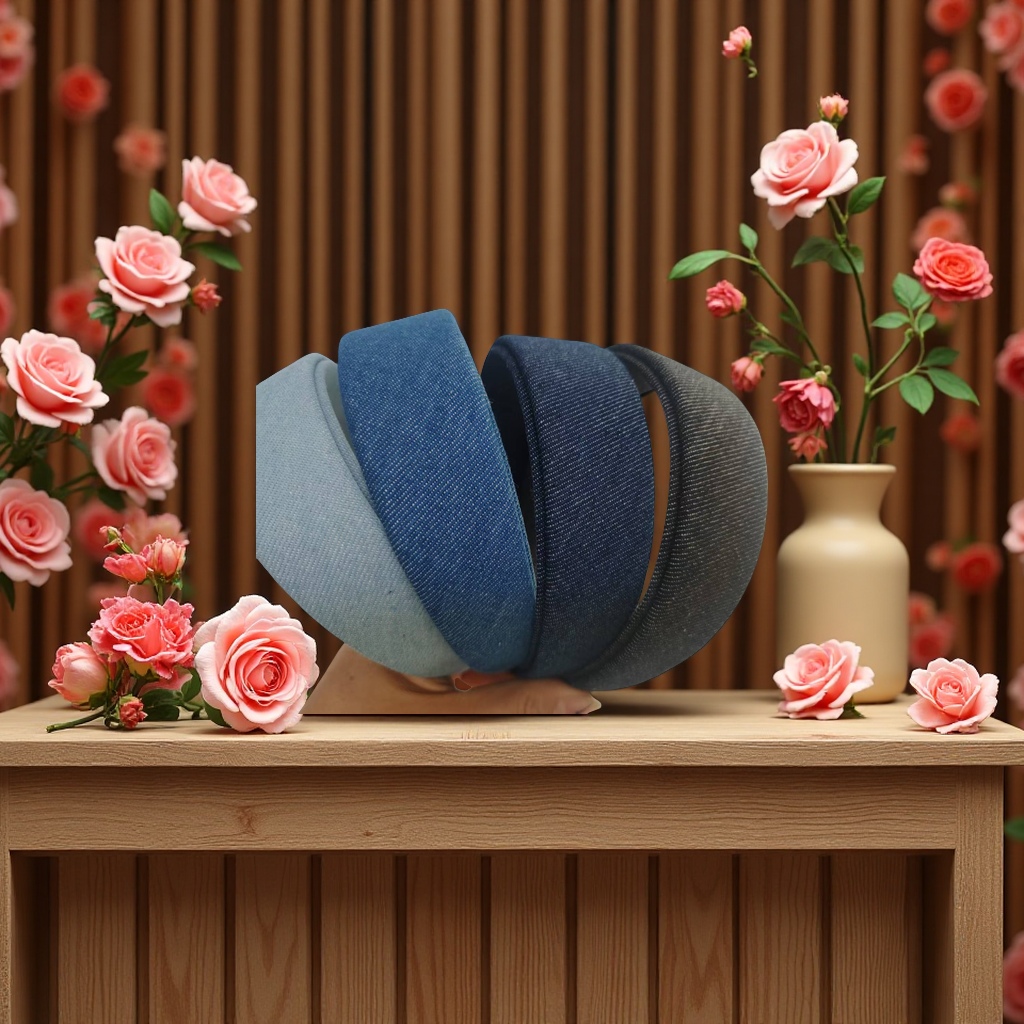 牛仔宽片头扣设计风格独特时尚简约大气