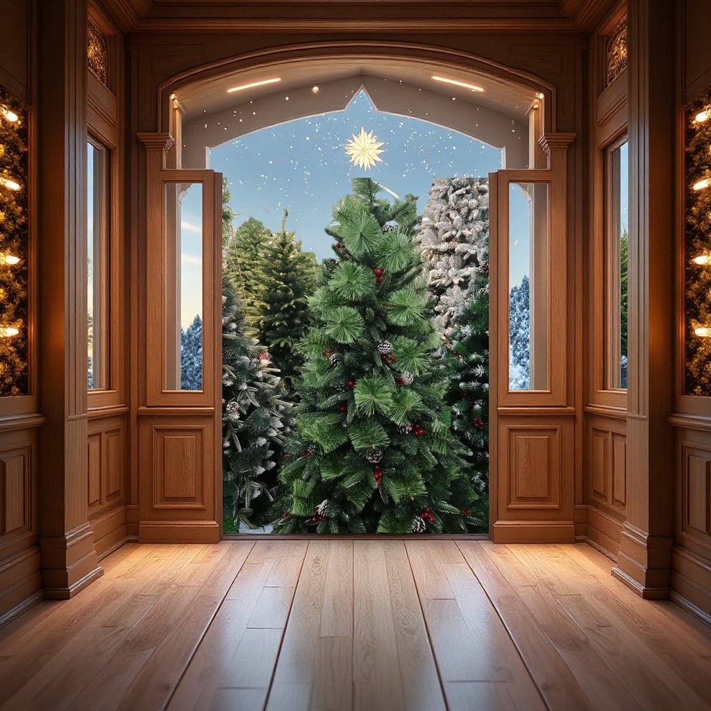 圣诞树   装饰 仿真树细节图