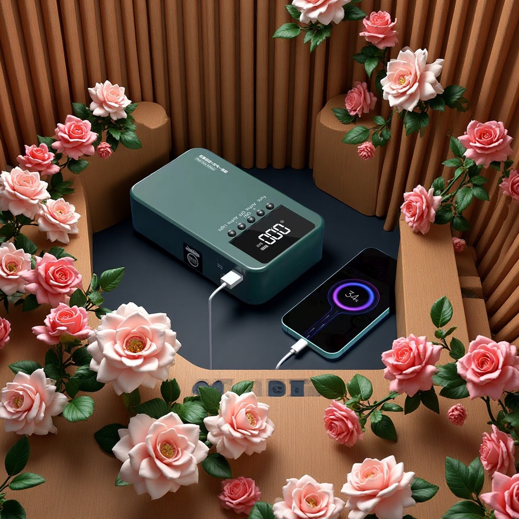 车载充气泵实物图