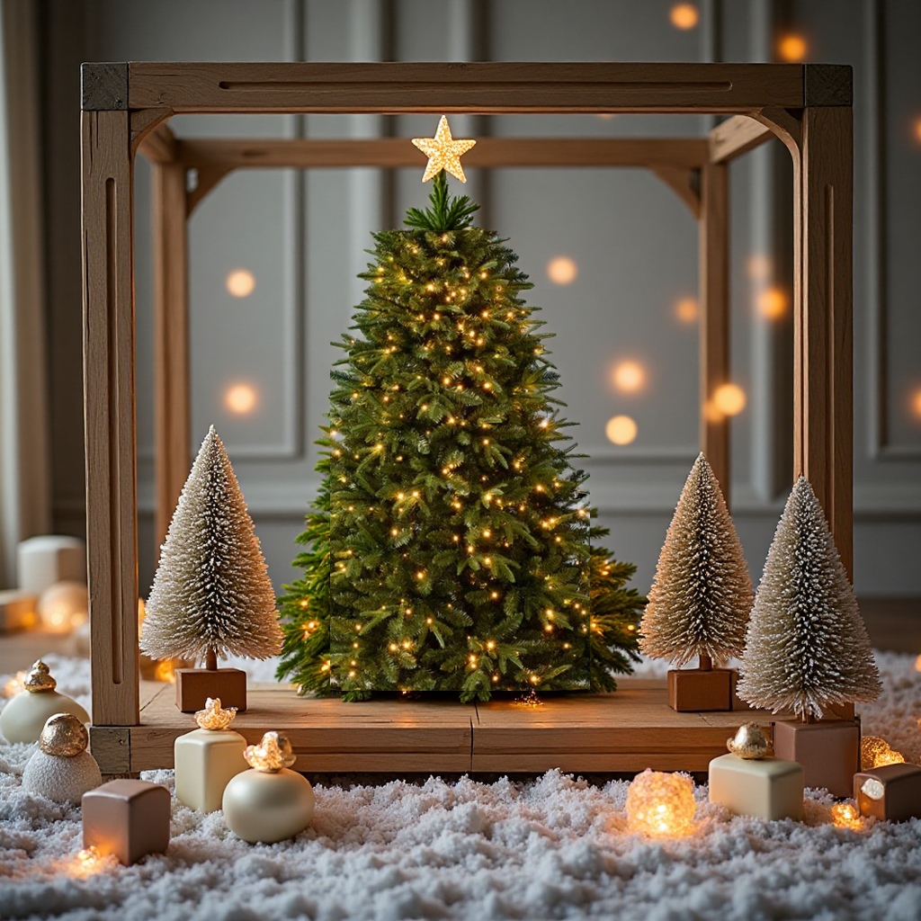 Office Christmas tree decoration set, Christmas balls, plastic balls, Christmas supplies, festival culture decoration, telescopic Christmas tree, Christmas tree details Picture