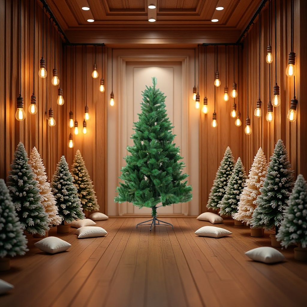 Office Christmas tree decoration set, Christmas balls, plastic balls, Christmas supplies, festival cultural decorations, telescopic Christmas tree accessories Application Scenario