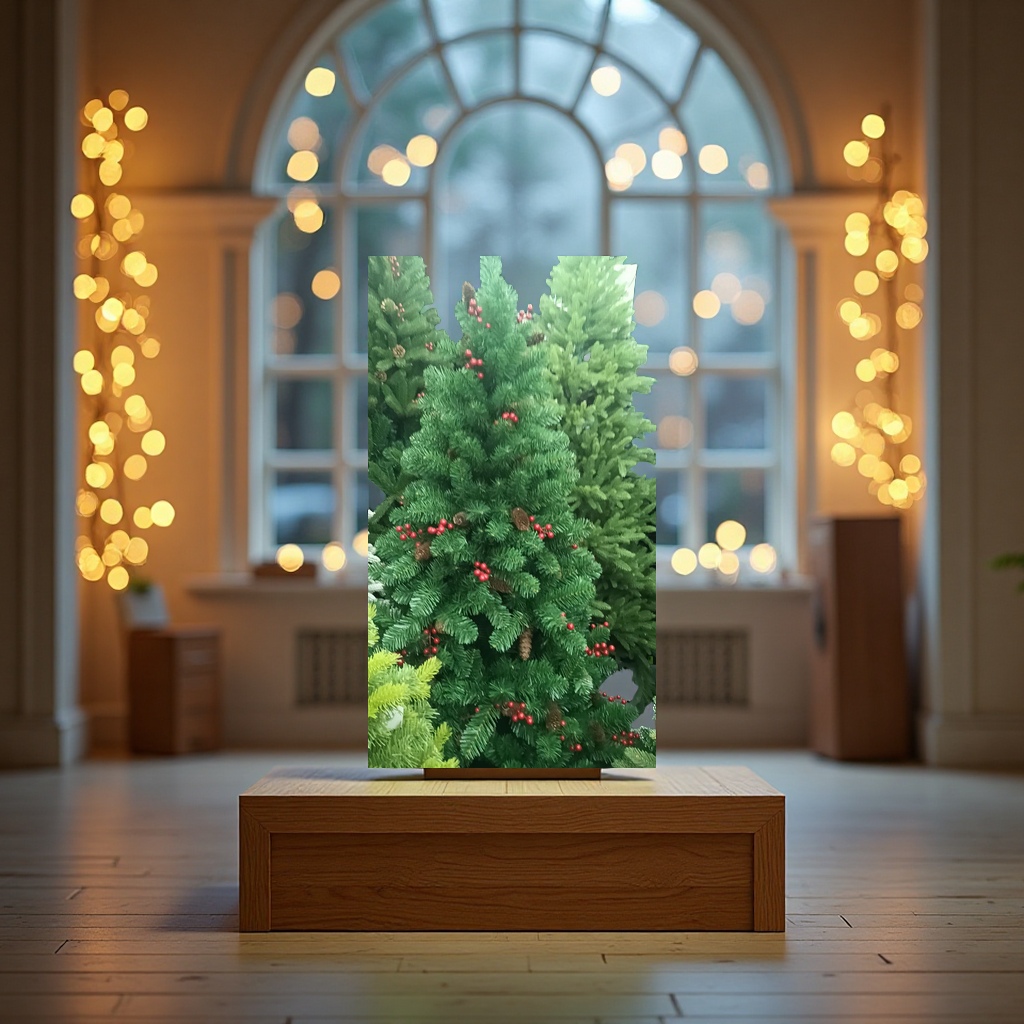 Office Christmas tree decoration set, Christmas balls, plastic balls, Christmas supplies, festival culture decoration, telescopic Christmas tree, Christmas balls Specification image