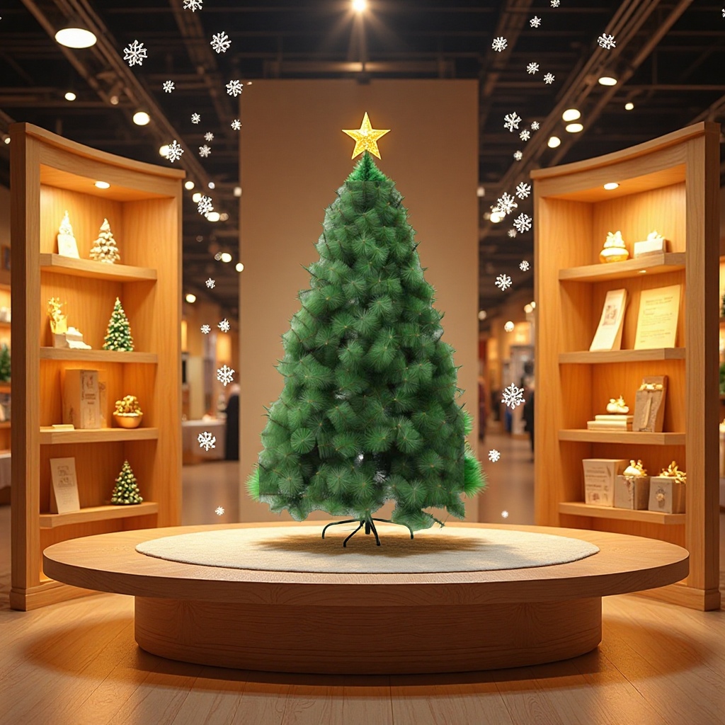 Office Christmas cultural supplies, telescopic plastic balls, Christmas tree decorations, holiday Christmas ornaments Application Scenario