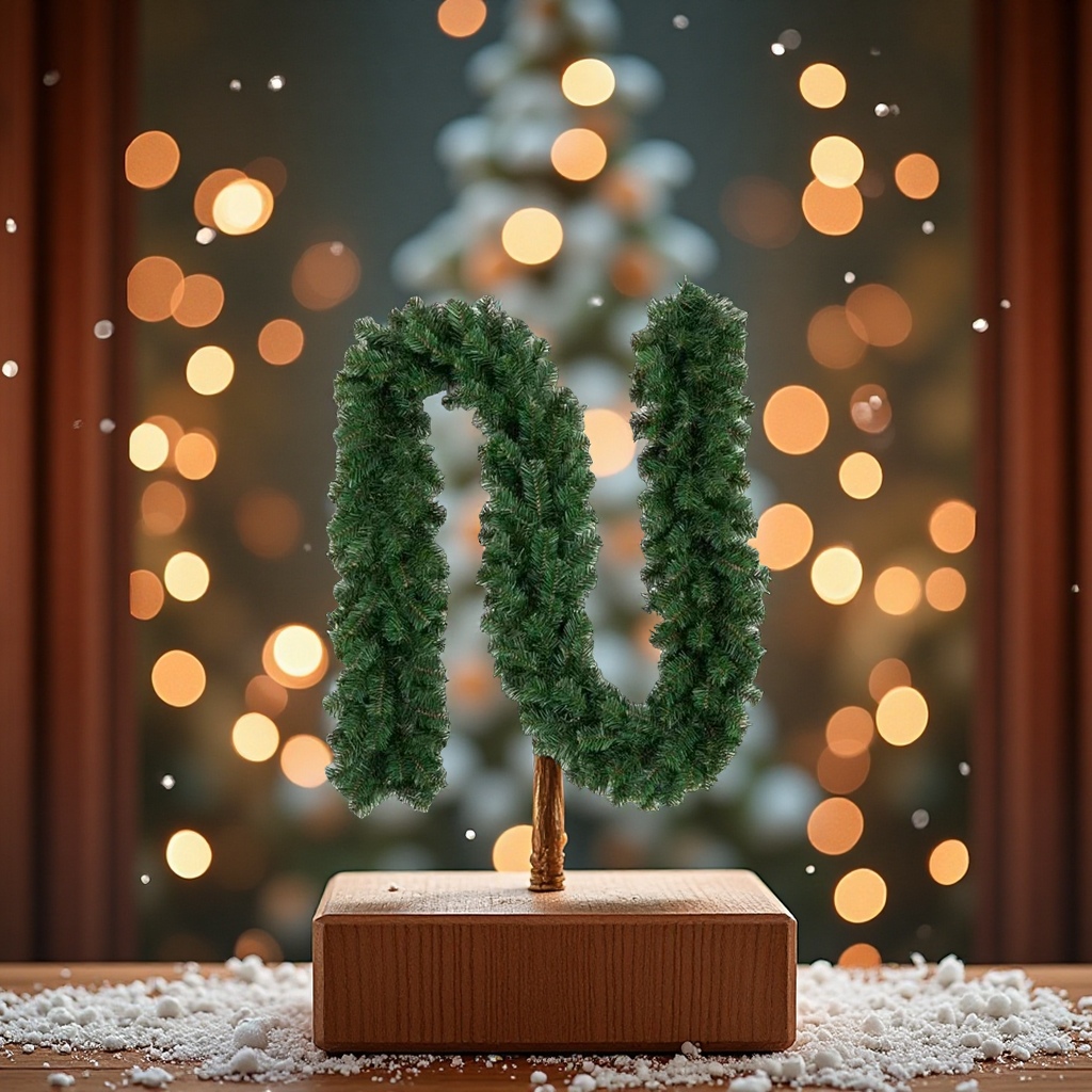 办公圣诞文化用品伸缩塑料球圣诞树装饰圣诞节节日装饰品